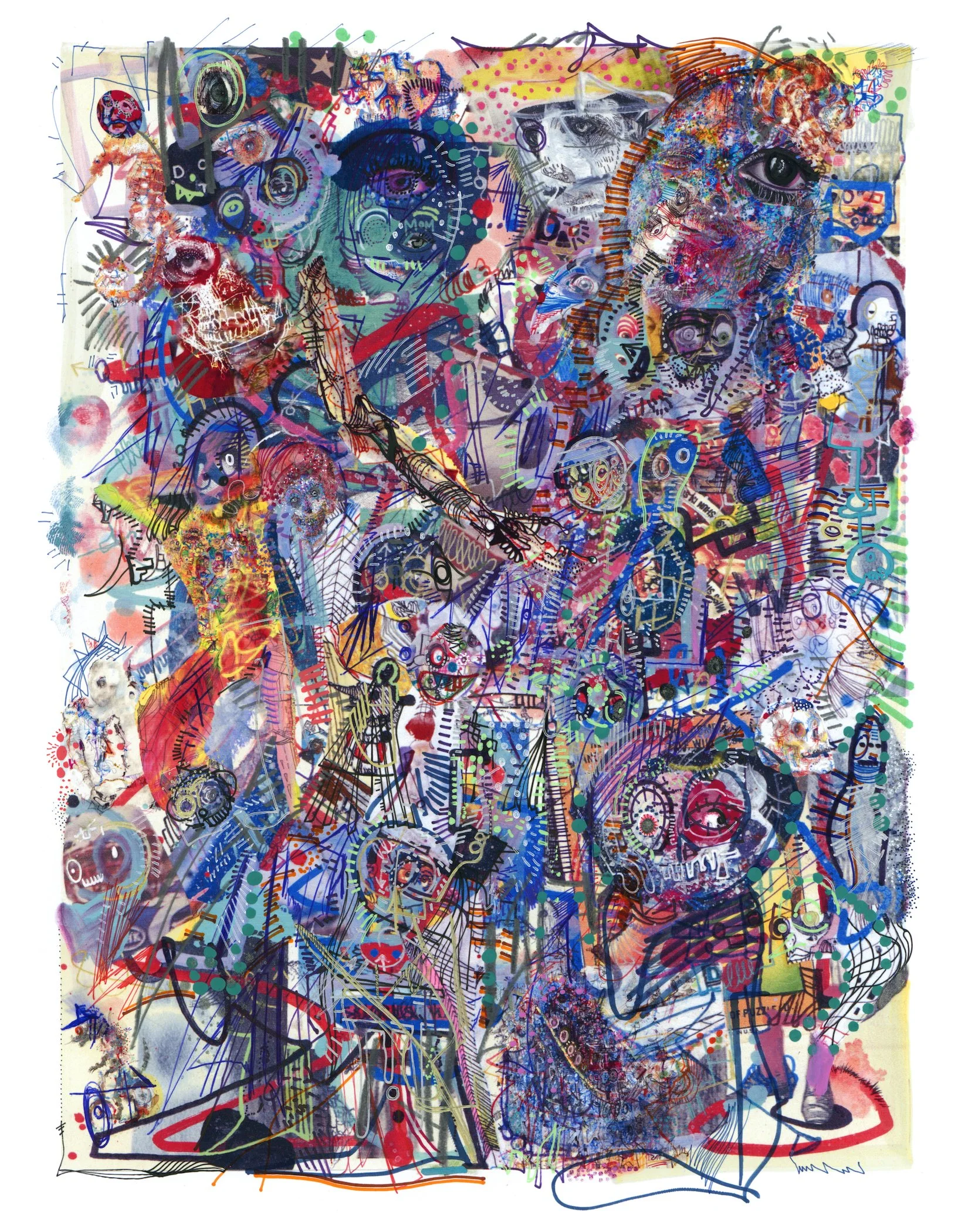 Life Is Crazy Print — Michael Alan Alien
